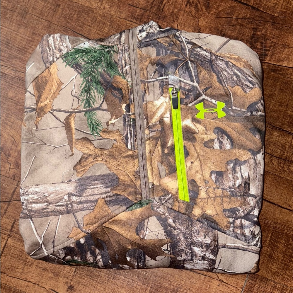 NWOT ~ Under Armour Camo Jacket with Neon Accents